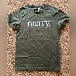 Bella Canvas Merry tee Unisex M
